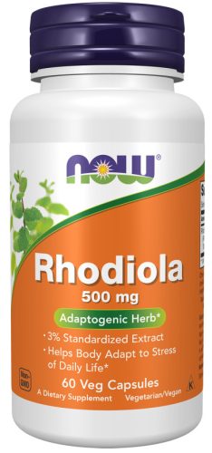 Now Foods Rhodiola 500mg 60 Veg Capsules 60 Kapszula