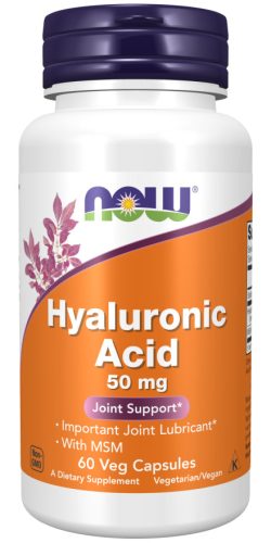 Now Foods Hyaluronic Acid 50mg With Msm 60 Vcaps 60 Kapszula