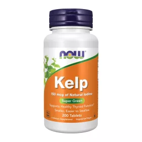 Now Foods Kelp 150mcg Of Natural Iodine 200 Tablets 200 Tabletta