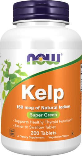 Now Foods Kelp 150mcg Of Natural Iodine 200 Tablets 200 Tabletta