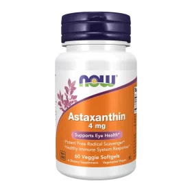Now Foods Astaxanthin 4mg 60 Veggie Softgels 60 Gélkapszula