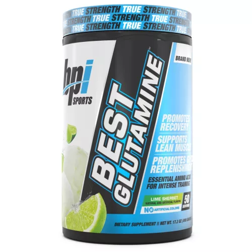 BPI Best Glutamine 50 Servings Lime Sherbet (Lime)