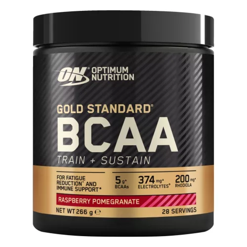 Optimum Nutrition GS BCAA Train+Sustain 266g Raspberry Pomegranate (Málna Gránátalma)
