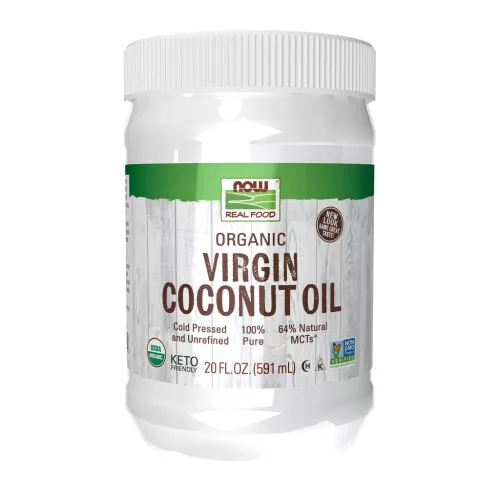 Now Foods Virgin Coconut Oil Organic 20fl oz 591ml