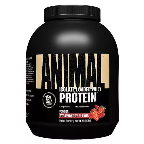Universal Nutrition Animal Isolate Loaded Whey Protein 2270g Strawberry (Eper)
