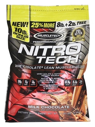 Muscle Tech Nitro Tech 3,6kg+900g FREE