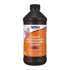 Now Foods Glucosamine & Chondroitin With MSM Liquid Citrus (Citrus) 16fl oz 473ml