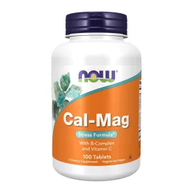 Now Foods Cal-Mag Stress Formula With B-Complex 100 Tablets 100 Tabletta