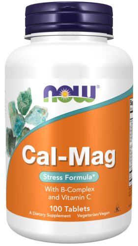 Now Foods Cal-Mag Stress Formula With B-Complex 100 Tablets 100 Tabletta