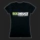 Six Deuce Fitness Series V-Neck Cotton Shirt Black/Green S (Kis Méret)