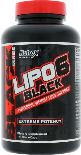 Nutrex Lipo 6 Black EU 120 Capsules 120 Kapszula