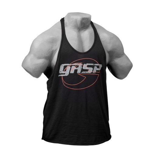 Gasp Deep Cut Club Tank Black S (Kis Méret) S (Kis Méret)