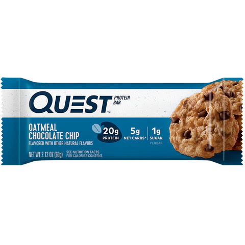 Quest Nutrition Quest Bar 60g Oatmeal Chocolate Chip (Zabos Csokoládé)