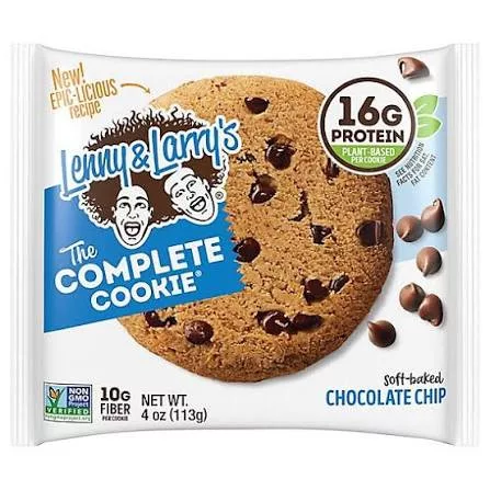 Lenny & Larrys The Complete Cookie 113g Chocolate Chip (Csokoládé Darabkás)