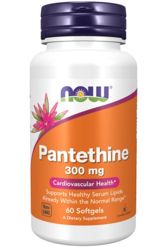 Now Foods Pantethine 300mg 60 Softgels 60 Gélkapszula