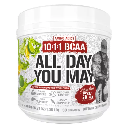 5% Nutrition All Day You May 465g EU Lemon Lime (Citrom Lime)