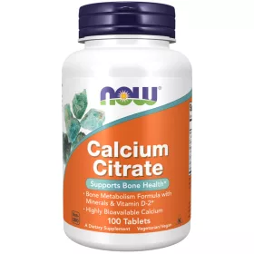 Now Foods Calcium Citrate 100 Tablets 100 Tabletta