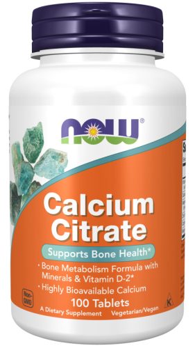Now Foods Calcium Citrate 100 Tablets 100 Tabletta