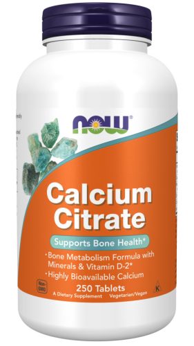 Now Foods Calcium Citrate 250 Tablets 250 Tabletta