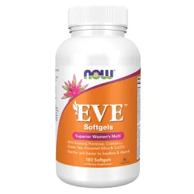   Now Foods Eve™ Softgels Superior Womens Multi 180 Softgels 180 Gélkapszula