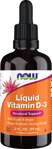 Now Foods Liquid Vitamin D-3 2fl oz 59ml