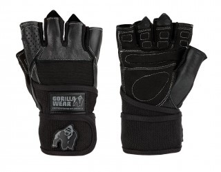 Gorilla Wear Dallas Wrist Wrap Gloves Black