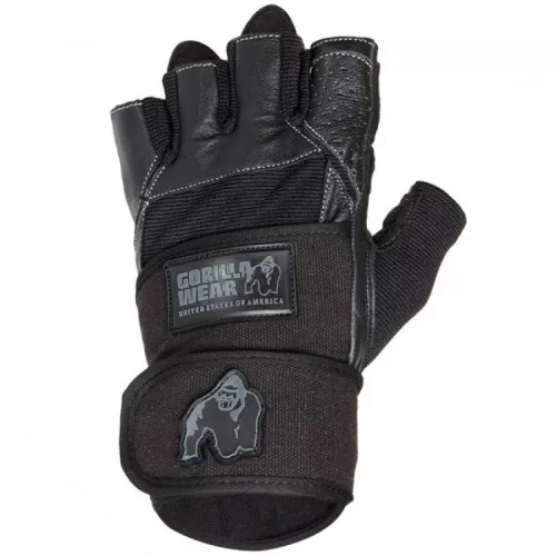 Gorilla Wear Dallas Wrist Wraps Gloves Black L (Nagy Méret)