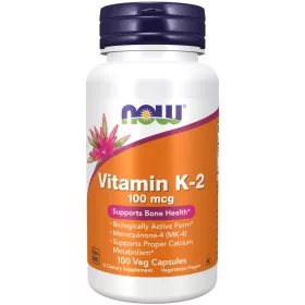Now Foods Vitamin K-2 100mcg 100 Capsules 100 Kapszula