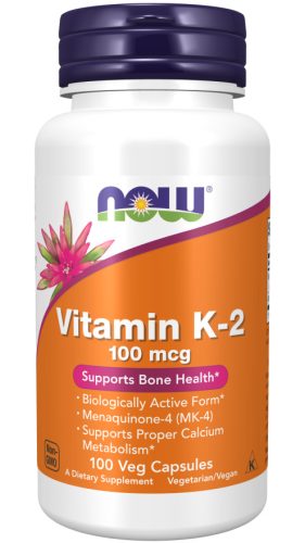 Now Foods Vitamin K-2 100mcg 100 Capsules 100 Kapszula