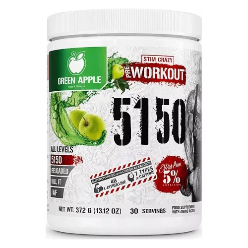 5% Nutrition 5150 372g Green Apple (Zöldalma)