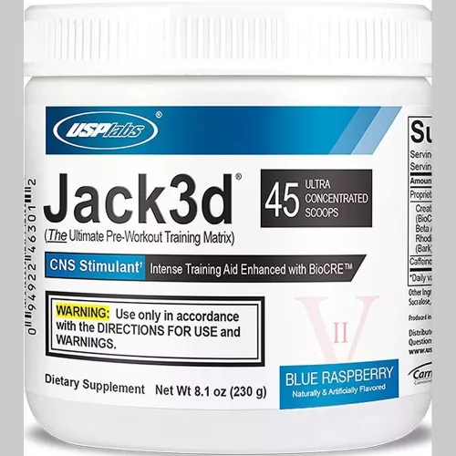 USPlabs Jack3d 248g Blue Raspberry (Kék Málna)