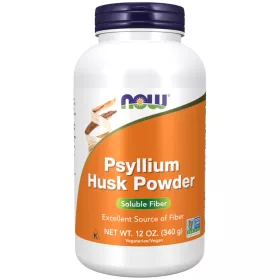   Now Foods Psyllium Husk Powder Solible Fiber 340g Unflavored (Ízesítetlen)