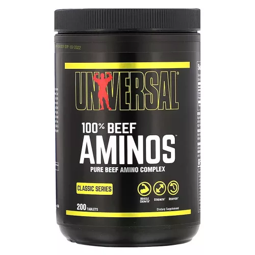 Universal Nutrition 100% Beef Aminos 200 Tablets 200 Tabletta