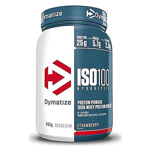 Dymatize Iso 100 900g Strawberry (Eper)