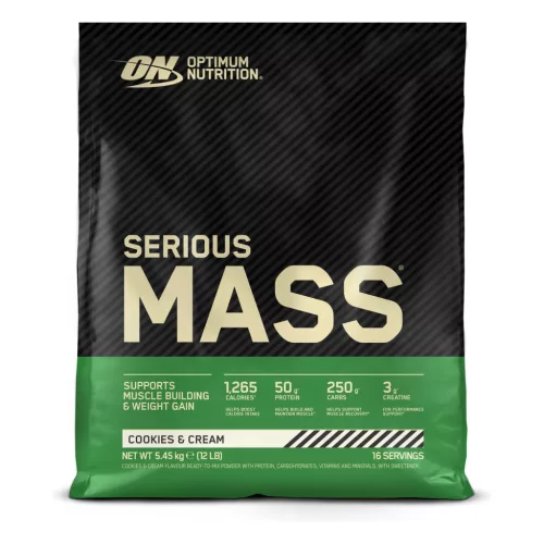Optimum Nutrition Serious Mass 5455g Cookies & Cream (Sütikrém)