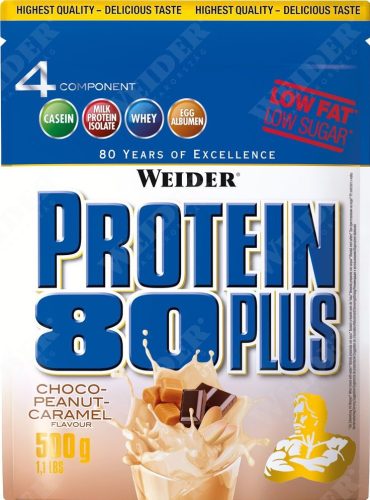 Weider Protein 80 Plus 500g Brownie Double Choc (Brownie Csokoládé) EXP.:2025/10/01