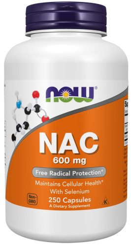 Now Foods NAC 600mg 250 Veg Capsules 250 Kapszula