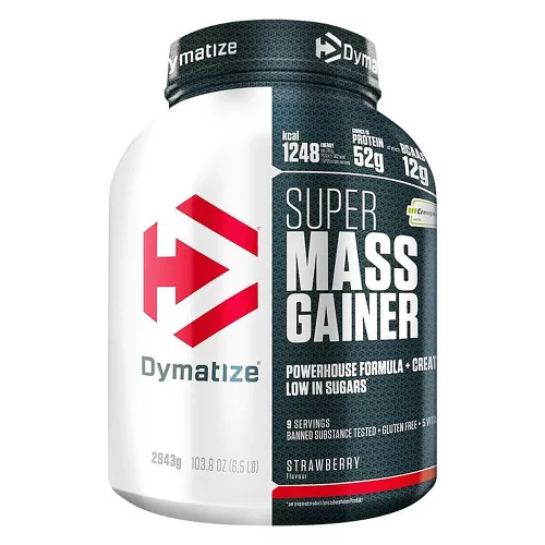 Dymatize Super Mass Gainer 2943g Strawberry (Eper)