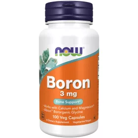 Now Foods Boron 3mg 100 Veg Capsules 100 Kapszula