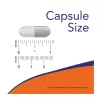 Now Foods Glycine 1000mg 100 Veg Capsules 100 Kapszula - Méret