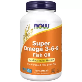 Now Foods Super Omega 3-6-9 180 Softgels 180 Gélkapszula