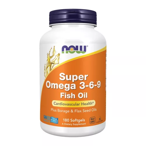 Now Foods Super Omega 3-6-9 180 Softgels 180 Gélkapszula