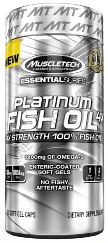 Muscle Tech Platinum 100% Fish Oil 100 Softgels 100 Gélkapszula