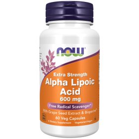   Now Foods Alpha Lipoic Acid 600mg Extra Strength 60 Veg Capsules 60 Kapszula