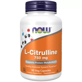 Now Foods L-Citrulline 750mg 90 Veg Capsules 90 Kapszula