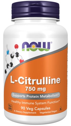 Now Foods L-Citrulline 750mg 90 Veg Capsules 90 Kapszula
