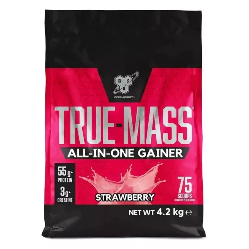 BSN True-Mass All-In-One Gainer 4200g Strawberry (Eper)