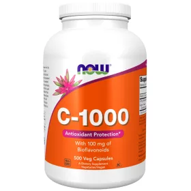   Now Foods C-1000 With 100mg Of Bioflavonoids 500 Veg Capsules 500 Kapszula