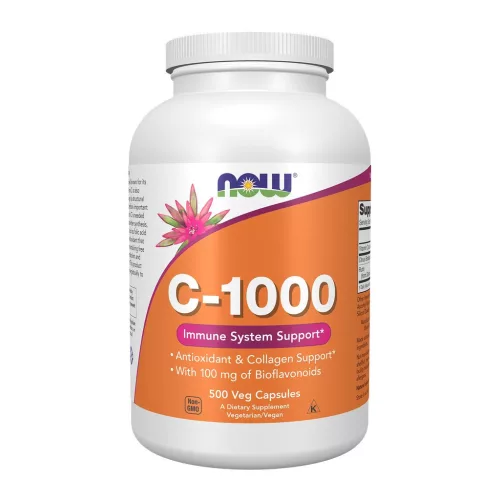 Now Foods C-1000 With 100mg Of Bioflavonoids 500 Veg Capsules 500 Kapszula