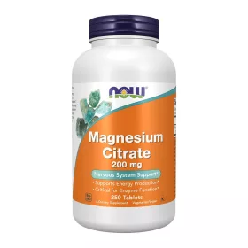 Now Foods Magnesium Citrate 200mg 250 Tablets 250 Tabletta
